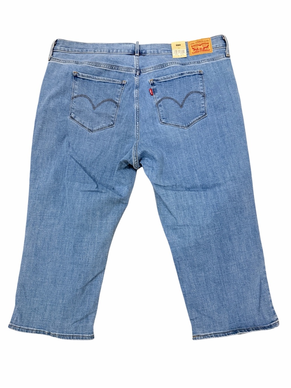 Levi's 311 Shaping Skinny Capri Jeans Mid Rise Tummy Control Light Wash 18W NEW - Picture 2 of 14